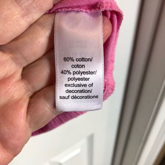 MAURICES - NWOT - L Sz L Double Flounce-Neck Blouson Tank w/Racer Back in Pink🩷 - Picture 9 of 12